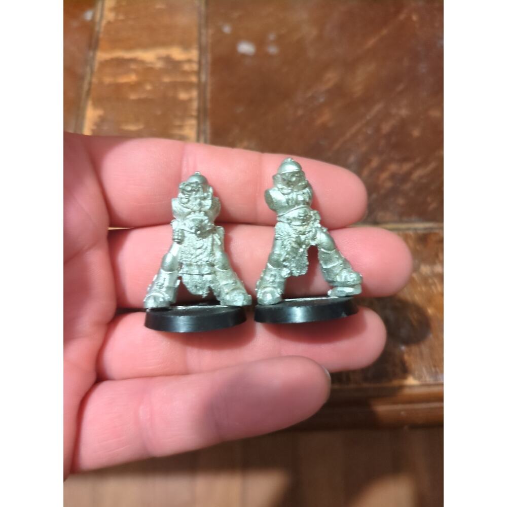 WARHAMMER 40K 2 X SPACE MARINE MK 7 DEVASTATOR 2 1995 OOP